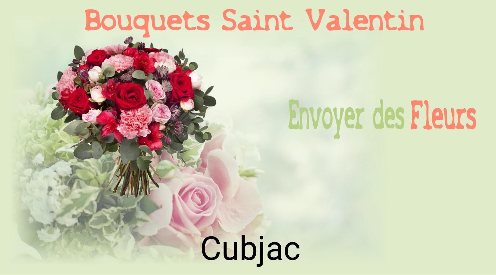 Roses de Saint-Valentin livrées à Cubjac